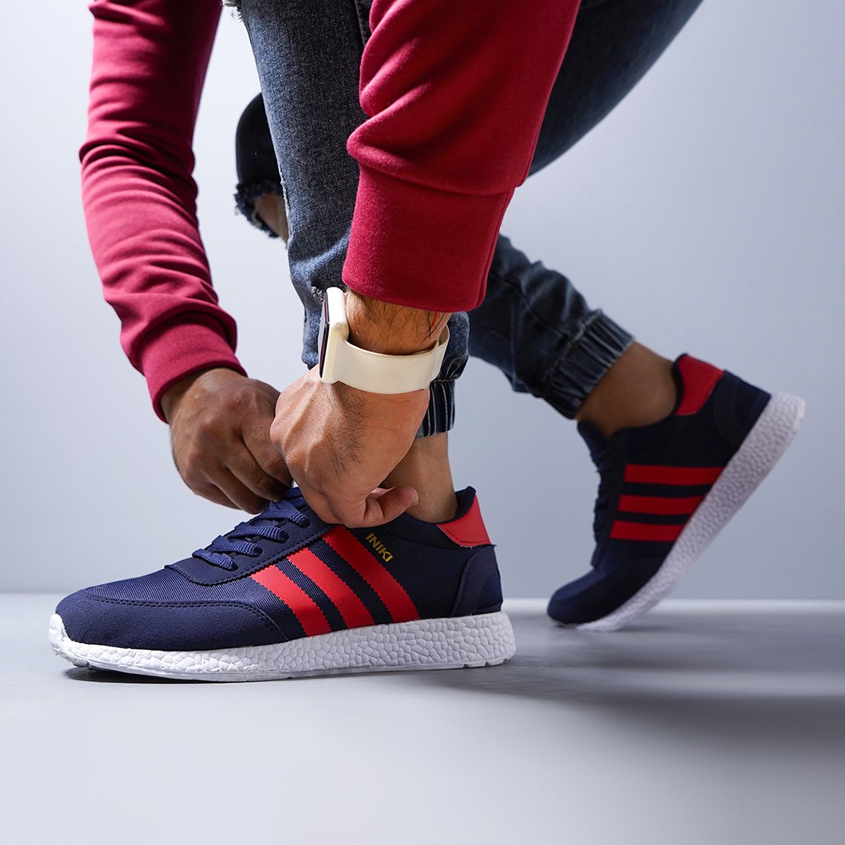 كفش ورزشي سرمه اي مردانه adidas مدل Dax