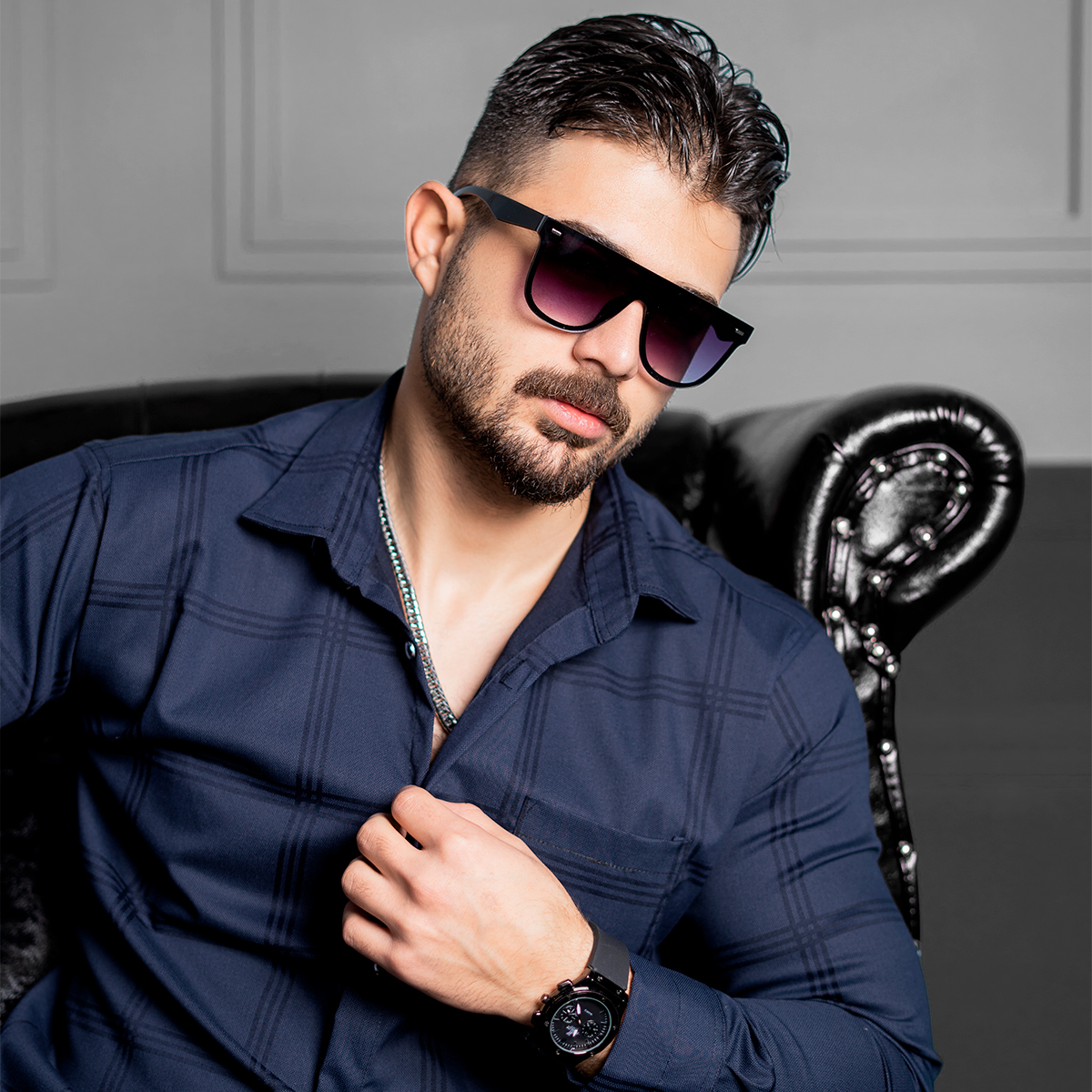 عینک مشکی مدل Wersa