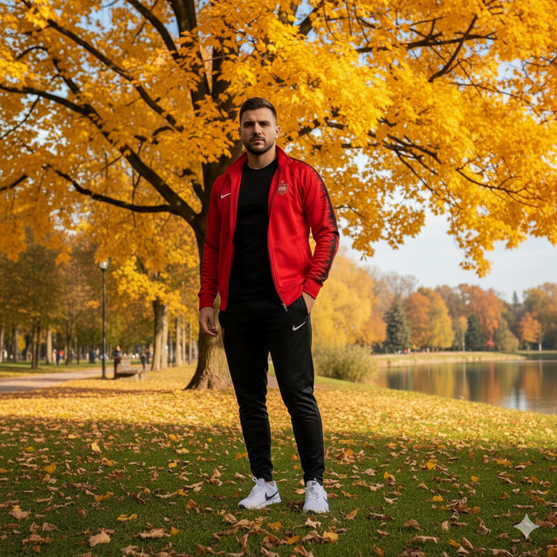 ست سوییشرت شلوار پرسپولیس مردانه مدلJ92