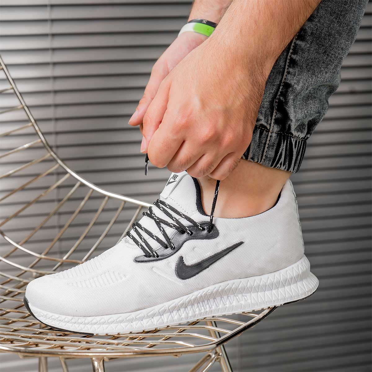 کفش ورزشی نایک مردانه سفید مدل SALVI