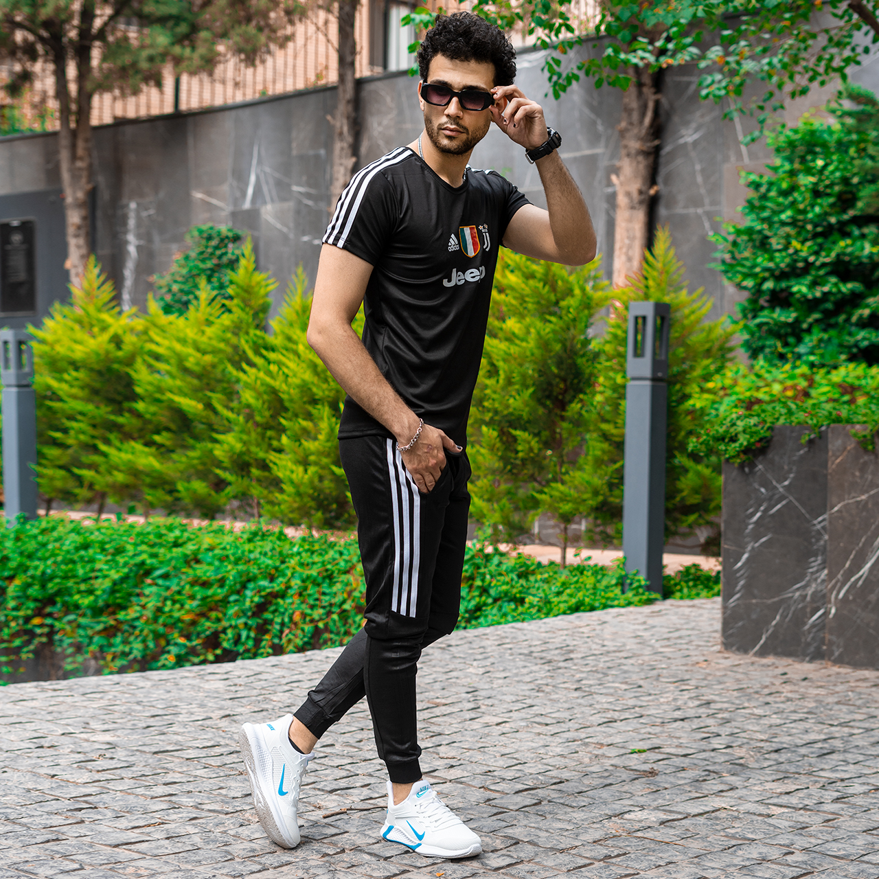 ست تیشرت شلوار یوونتوس مردانه مدل Jeep