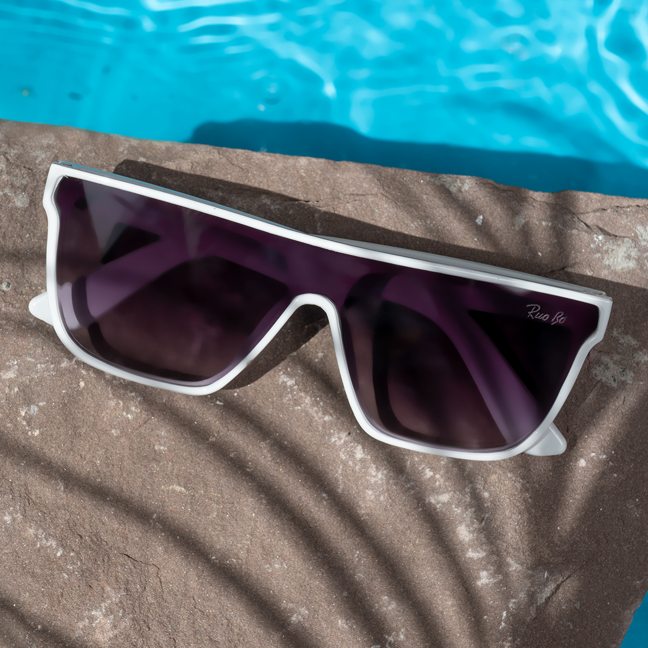 عینک آفتابی سفید مدل B703