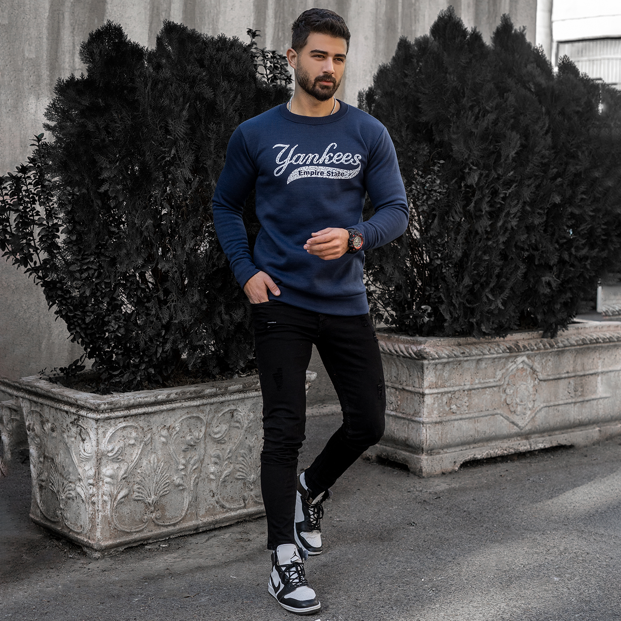 دورس مردانه Yankees سرمه ای مدل Arsin