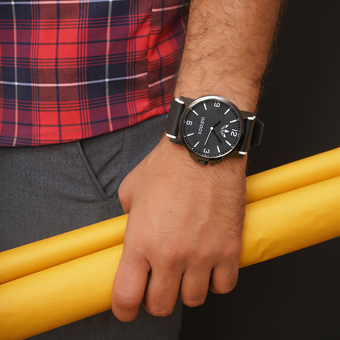 ساعت مچی ADIDAS مشکی سفید مردانه مدل E51