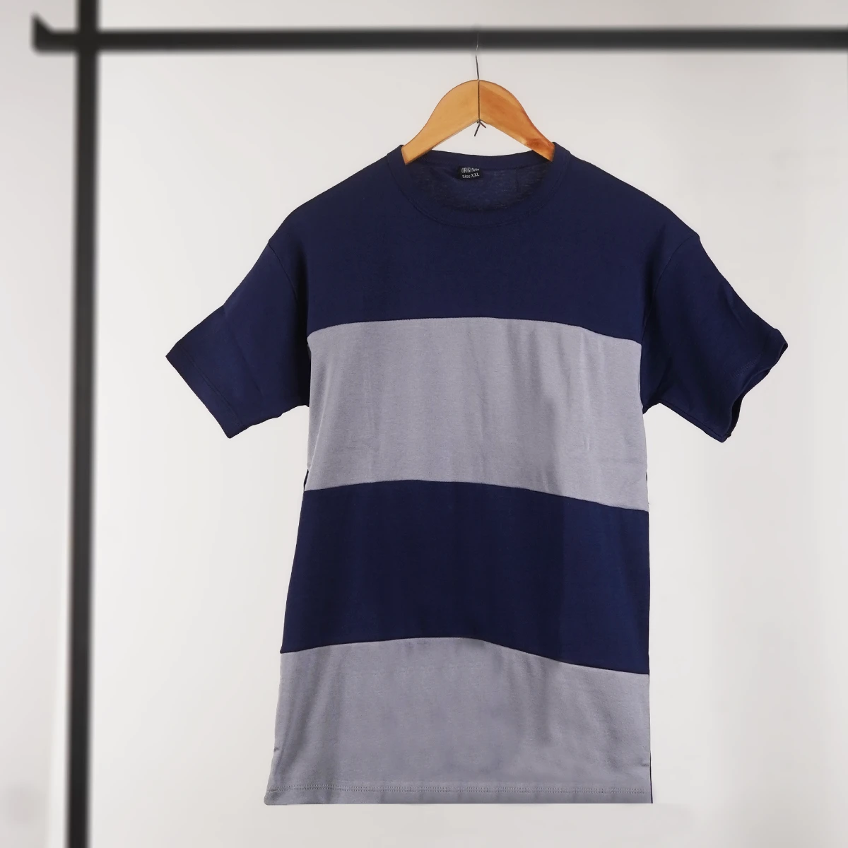 تیشرت مردانه سرمه ای طوسی مدل Dayar