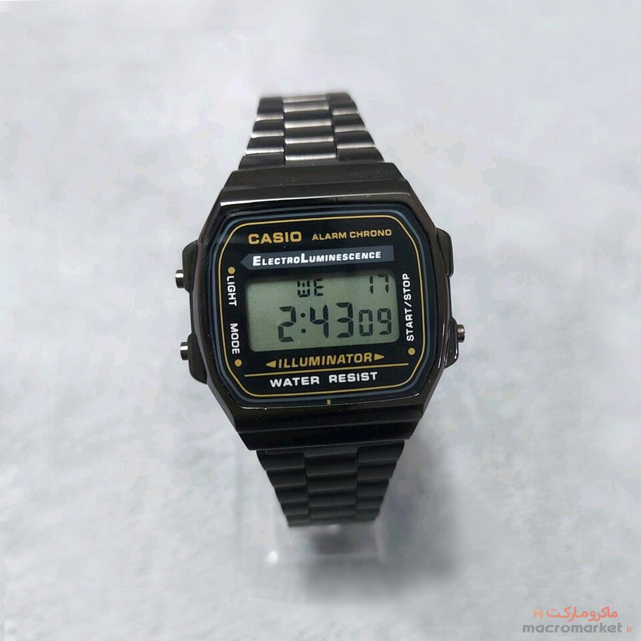 ساعت مشکی نوستالژی Casio ( مردانه)