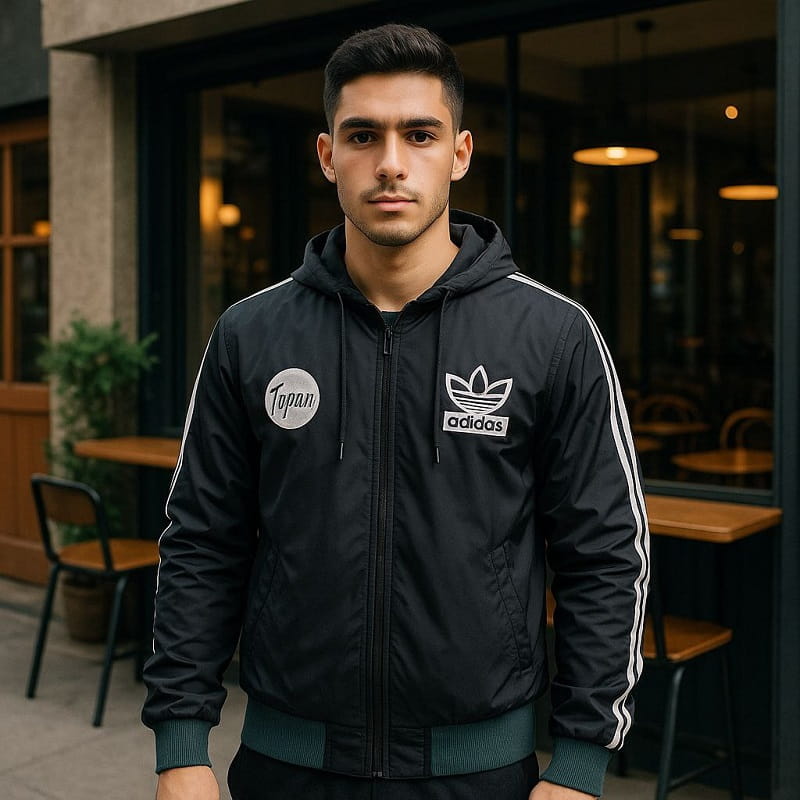 کاپشن آدیداس مردانه سبز مدل Savino