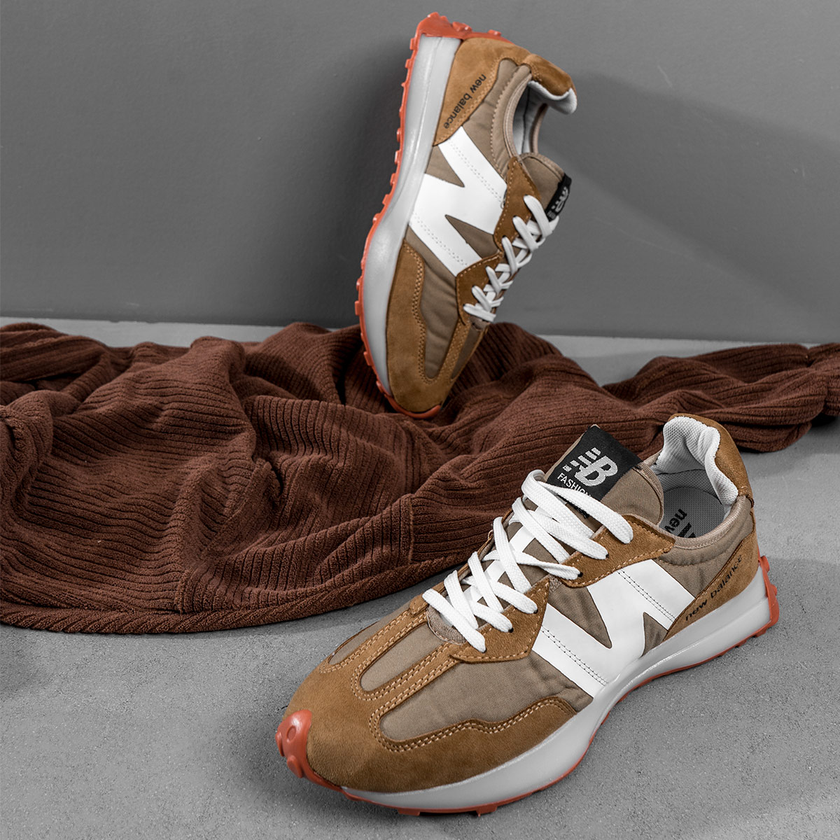 کفش ورزشی مردانه قهوه ای New Balance مدل Kanava