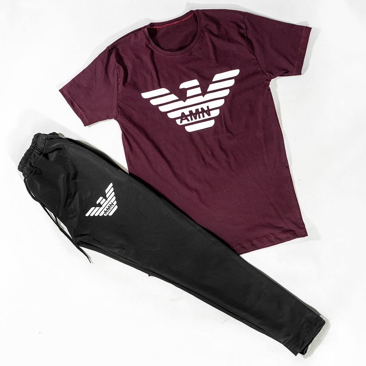 ست تیشرت شلوار آرمانی مردانه مدلMento