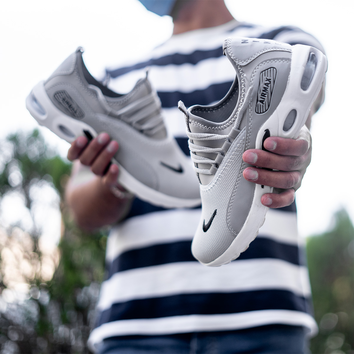 کفش ورزشی Nikeمردانه طوسی مدل Mahed